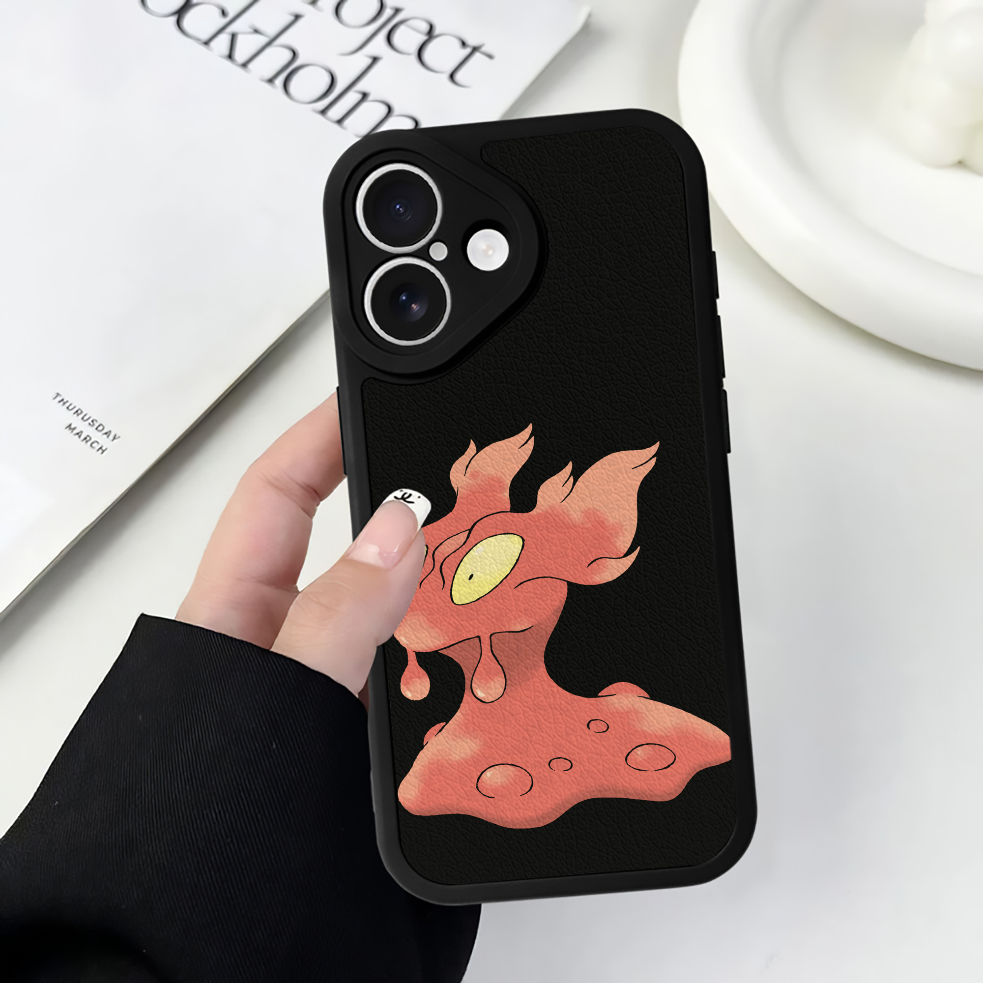 （画像用） ポケットモンスター Pokémon 【iPhone 16シリーズ対応】シリコンスマホケース（レザー調） 材質：シリコン
